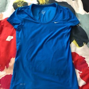 Nike Dri Fit light blue shirt
